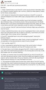 Role of ChatGPT in Islam chatGPT in Islam, ChatGPT and Islam Quran and Hadith AI chatbot AI tool islam chatbot is chatgpt haram AI in islam