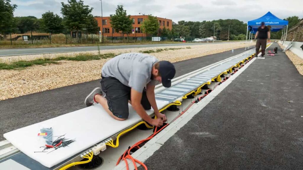 World's first permanent vehicle-charging electric road system to be built in Sweden. This wireless charging system aims to revolutionize the way we travel.