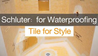 schlutter systems for bathroom, tiles and waterfrooping