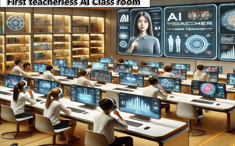 teacher less AI classroom david game college UK London image presented by bloggyworld.com