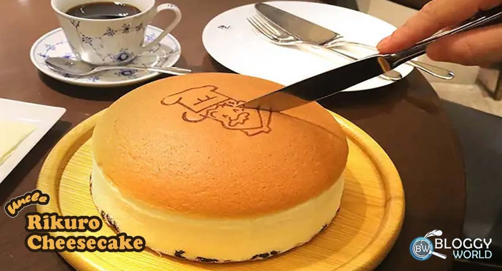 Uncle rikuro jiggly, delicious and the best cheesecake in Osaka Tokyo japan WORLDS FAMOUS CHEESE CAKE inspired by la vina san sebastian cheesecake