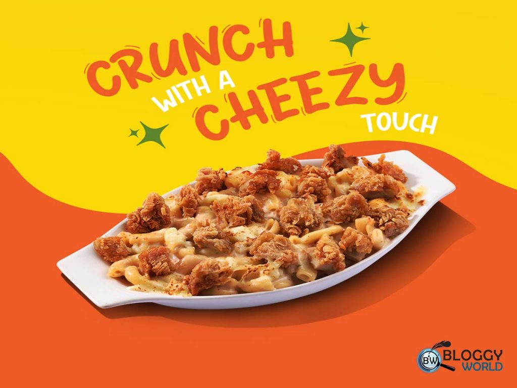 cheezious best crispy pasta at cheezious fasial town lahore image presented by bloggy world