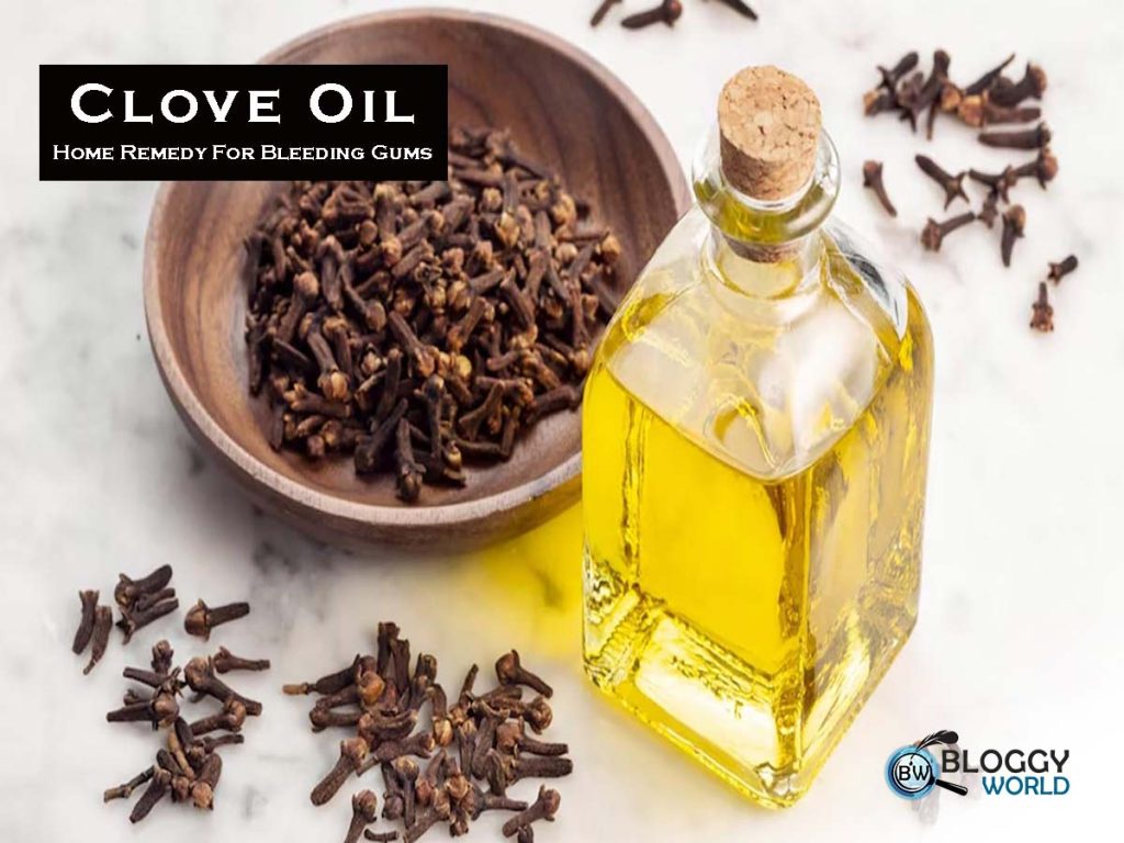clove oil natural and guaranteed treatment for bleeding gums image presented by bloggy world