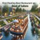 first floating boat restaurant on canal of lahore near harbanspura new recreational place in lahore new place for foodies also iage presented by bloggy world