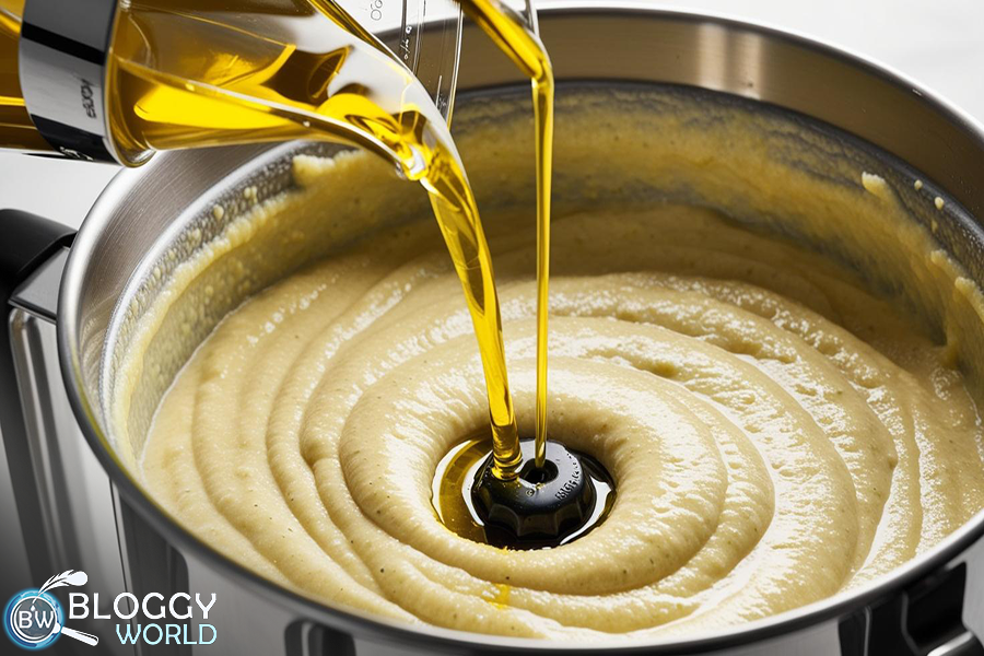 to make albaik style garlic sauce add all ingredients in blender and blend themm