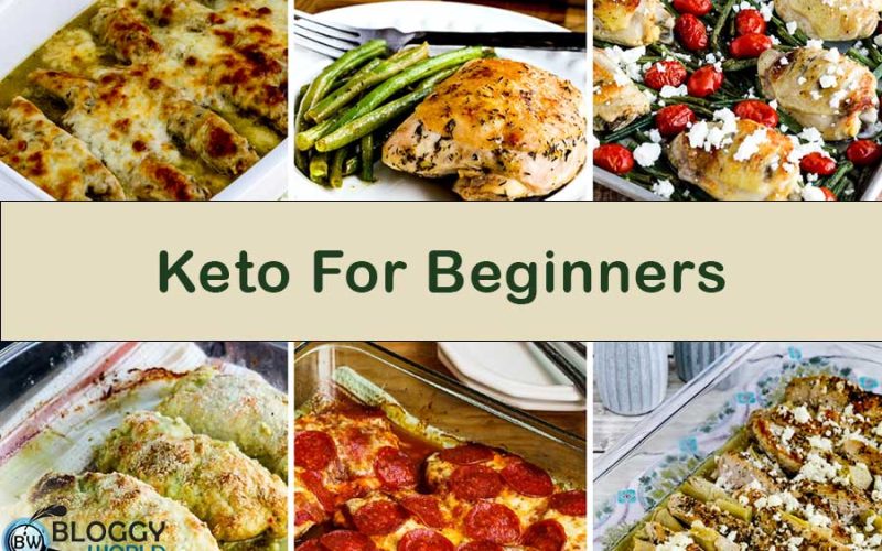 low carb baked recipes for keto diet collage of different healthy and delisious chicken baked recipes
