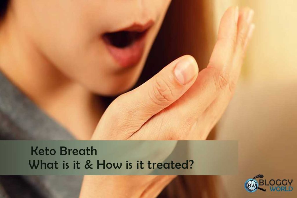 a girl noticing bad breath which is keto breath .find answers of questions what is it and how is it treated