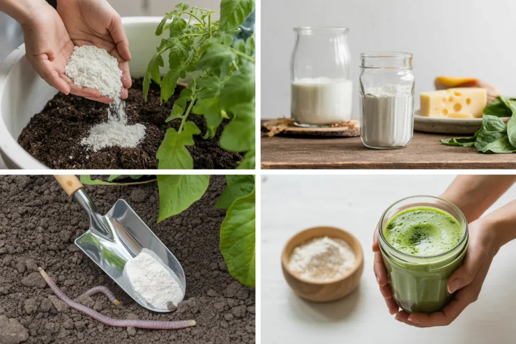 best use of homemade calcium powder spending zero money