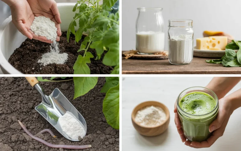 best use of homemade calcium powder spending zero money